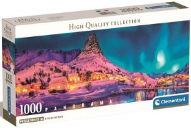 Puzzle Panorama: Noční ostrov Lofoty 1000 dílků