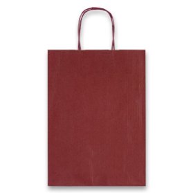 Dárková taška Allegra 220 x 100 x 270 mm, velikost S tm. červená, S