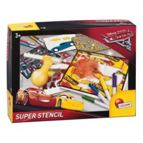 Cars 3 Super Stencil - Originální sada umožňující přeměnu klasických fixek ve sprejové