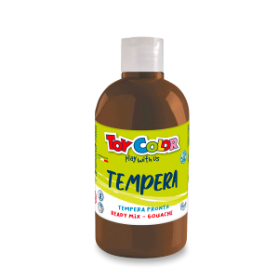 Temperová barva Ready Tempera 500 ml, výběr barev hnědá