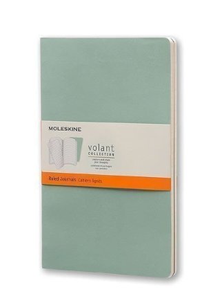 Moleskine: Volant zápisníky čisté světle zelené L