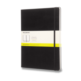 Moleskine Zápisník černý XL, čistý, tvrdý