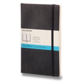 Moleskine Zápisník černý L, tečkovaný, měkký