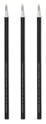 3 Pcs Erasable Pen Refills - Erasable Pen Refills - Black