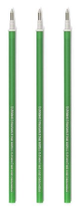 3 Pcs Erasable Pen Refills - Erasable Pen Refills - Green