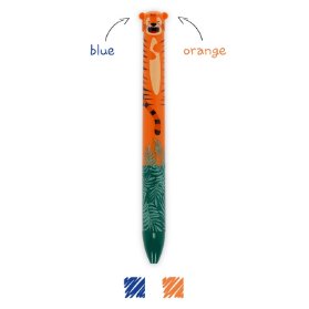 Dvoubarevná Propiska Two-Colour Ballpoint Pen - Click&Clack - Tiger