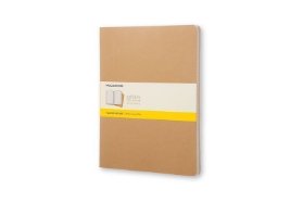 Moleskine: Sešity 3 ks čtverečkované karton XXL