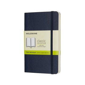 Moleskine Zápisník modrý S, čistý, měkký