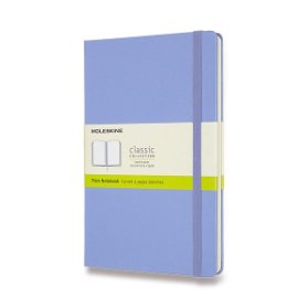 Moleskine Zápisník modrý světle L, čistý, tvrdý