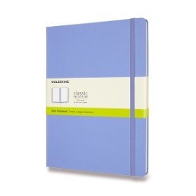 Moleskine: Zápisník tvdý čistý sv. modrý XL