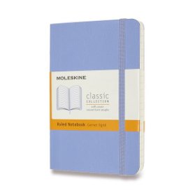 Moleskine Zápisník modrý světle S, linkovaný, měkký