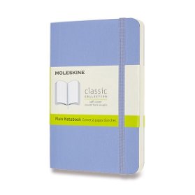 Moleskine Zápisník modrý světle S, čistý, měkký