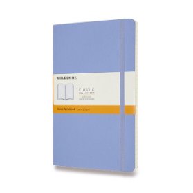 Moleskine Zápisník světle modrý L, měkký linkovaný