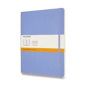 Moleskine Zápisník světle modrý XL, měkký linkovaný