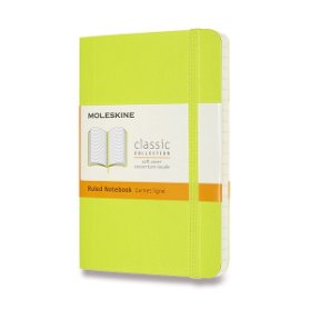 Moleskine Zápisník žlutozelený S, linkovaný, měkký