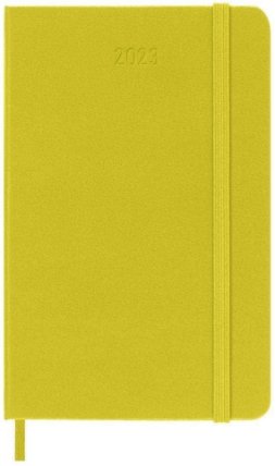 Moleskine Plánovací zápisník 2023 žlutý S, tvrdý