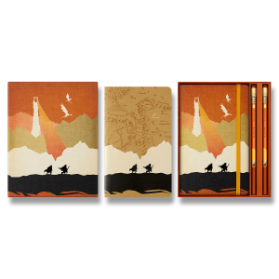 Sada Moleskine Lord of the Rings - L, zápisník, sešit, tužky, sběratelská edice