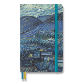 Diář Moleskine MoMA Vincent van Gogh 2027 - tvrdé desky, L, týdenní