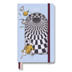 Diář Moleskine Alice in Wonderland 2027 - tvrdé desky, L, denní