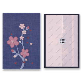 Zápisník Moleskine Sakura - L, čistý, sběratelská edice