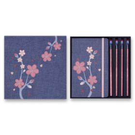 Sada Moleskine Sakura - L, zápisníky, grafitové tužky