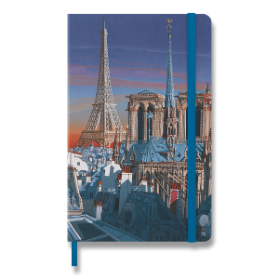 Zápisník Moleskine I am Paris - tvrdé desky, L, linkovaný