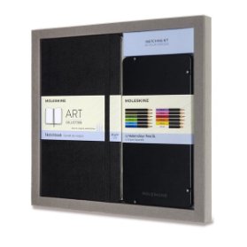 Moleskine: Set - skicář L a sada pastelek (12 ks)