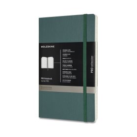 Moleskine Professional diář-zápisník zelený L, měkký