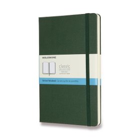 Moleskine: Zápisník tvdý tečkovaný zelený L