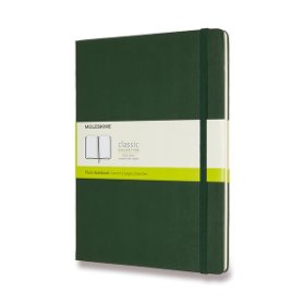 Moleskine Zápisník zelený XL, čistý, tvrdý