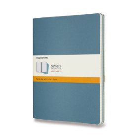Moleskine Sešity 3 ks modré XL, linkované