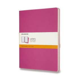 Moleskine Sešity 3 ks růžové XL, linkované