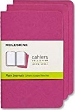 Moleskine: Sešity 3 ks čisté růžové S