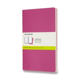 Moleskine: Sešity 3 ks čisté růžové L