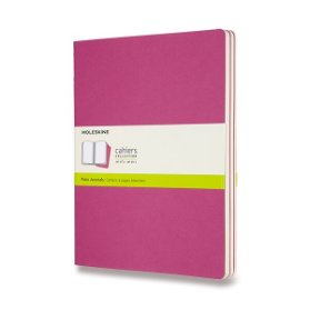 Moleskine: Sešity 3 ks čisté růžové XL