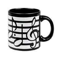 Music notes - hrnek