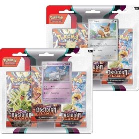 Pokémon TCG: Scarlet & Violet 03 Obsidian Flames - 3 Blister Booster