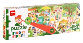 APLI edukační puzzle Find It First! - Jarmark, 200 ks