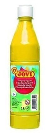 JOVI temperová barva 500ml v lahvi žlutá