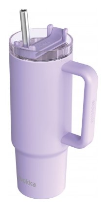 Nerezový termohrnek s brčkem Stream Purple 950ml