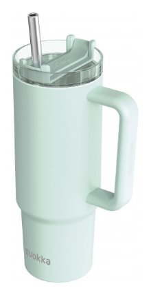 Nerezový termohrnek s brčkem Stream Turquoise 950ml