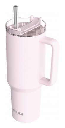 Nerezový termohrnek s brčkem Stream Light Pink 1200ml