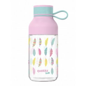 Plastová láhev Ice Kids s poutkem Feathers 430 ml