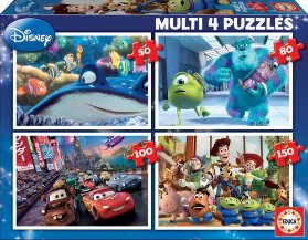 Puzzle Disney Pixar Mix 4v1