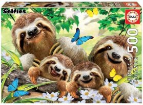 Puzzle Lenochodí selfie
