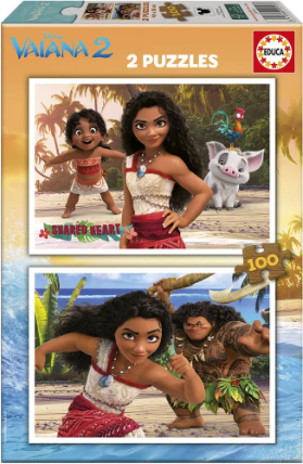 Puzzle Vaiana 2, 2x100 dílků