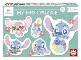 Baby puzzle Stitch 5v1 (3-5 dílků)