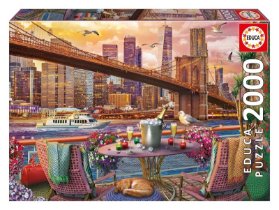 Puzzle Romantická večeře v New Yorku 2000 dílků