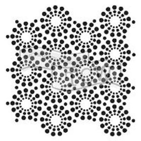 TCW Šablona 30,5 x 30,5 cm - Circle of Jewels