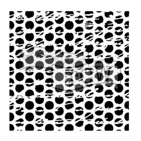 TCW šablona 30,5 x 30,5cm - Script Dots